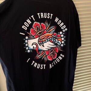 Black Graphic Men's Shirt